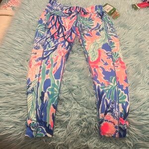 NWT Lilly Pulitzer girls athletic leggings